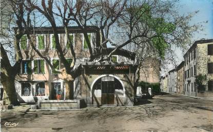 CPSM FRANCE 83 "La Roquebrussane, Hôtel de la Loube et Grande Rue"