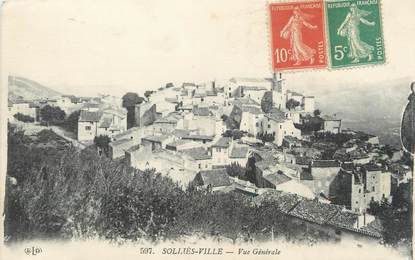CPA FRANCE 83 "Solliès-Ville"