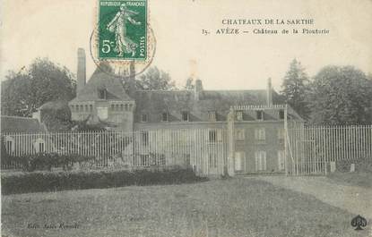 CPA FRANCE 72 "Avèze, Château de la Plouterie"