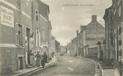 CPA FRANCE 72 "Avoise, Rue Principale"