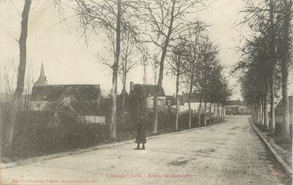 CPA FRANCE 72 "Juillé, Avenue de Beaumont"