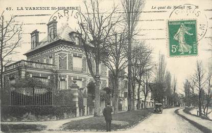 CPA FRANCE 94 "La Varenne St-Hilaire, Quai du Mesnil"