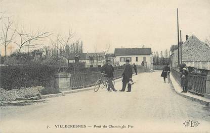 CPA FRANCE 94 "Villecresnes, Pont du chemin de fer"