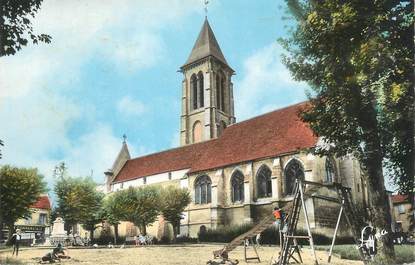 CPSM FRANCE 95 "Cormeilles-en-Parisis, Square et Eglise"