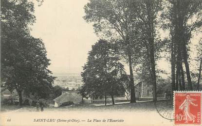 CPA FRANCE 95 "Saint-Leu, Place de l'Eauriette"