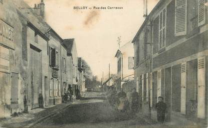 CPA FRANCE 95 "Belloy, Rue des Carreaux"