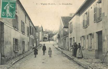 CPA FRANCE 95 "Vigny, La Grande Rue"