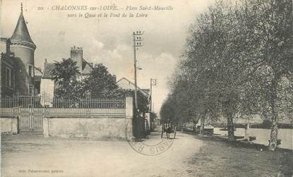 CPA FRANCE 49 "Chalonnes-sur-Loire, Place St Maurille"