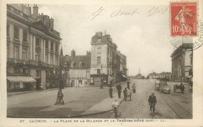 CPA FRANCE 49 "Saumur, Place de la Bilange, Théatre"