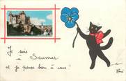 49 Maine Et Loire CPA FRANCE 49 "Saumur, Chat"