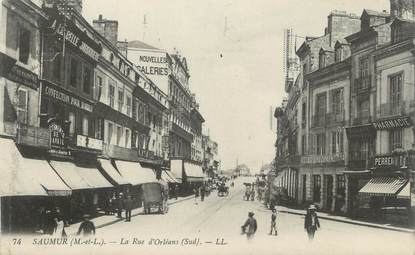 CPA FRANCE 49 "Saumur, Rue d'Orléans"