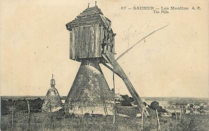 CPA FRANCE 49 "Saumur, Les Moulins, The Mills"
