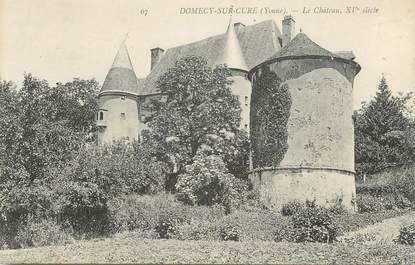 CPA FRANCE 89 "Domecy-sur-Cure, Château"