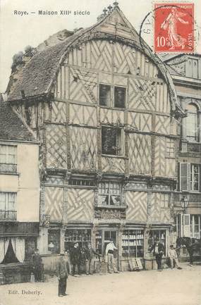 CPA FRANCE 80 " Roye, Maison XIIIe siècle"