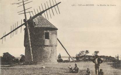 CPA FRANCE 56 "Ile-aux-Moines, Moulin du Guéric"