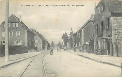 CPA FRANCE 90 "Lachapelle-sous-Rougemont, Rue Principale"