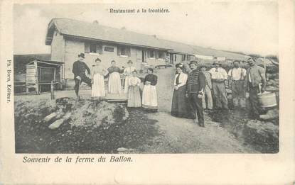 CPA FRANCE 90 "Souvenir de la Ferme du Ballon, Restaurant à la frontière"