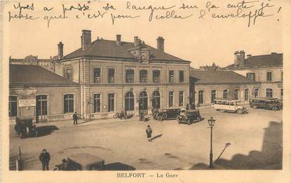 CPA FRANCE 90 "Belfort, La Gare"