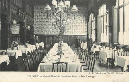 CPA FRANCE 90 "Belfort, Grand Hôtel de l'Anciennes Poste ,Salle à manger "