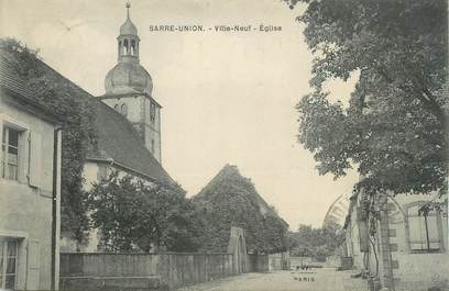 CPA FRANCE 67 "Sarre-Union, Ville-neuf, Eglise"