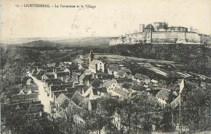 CPA FRANCE 67 "Lichtenberg, La Forteresse du village"