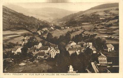 CPA FRANCE 67 "Fouday, Vue sur la vallée de Waldersbach"