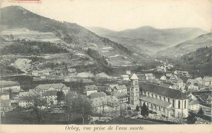 CPA FRANCE 68 "Orbey, vue prise de l'eau morte"