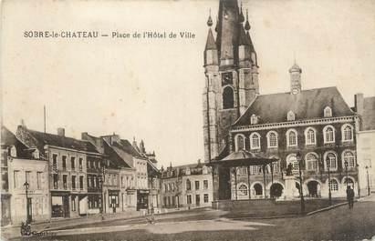 CPA FRANCE 59 "Solre-le-Château, Place de l'Hôtel de Ville"