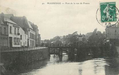 CPA FRANCE 59 "Maubeuge, Pont de la Rue de France"