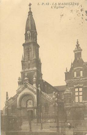 CPA FRANCE 59 "La Madeleine, l'Eglise"