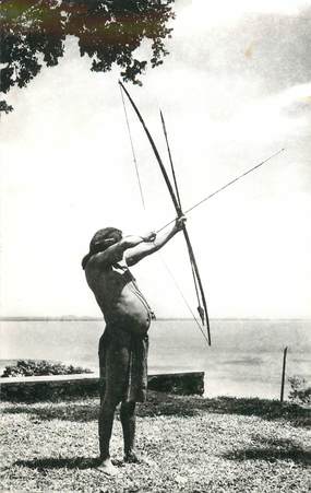  CPSM GUYANE "Indien tirant à l'arc"