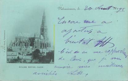 CPA FRANCE 59 "Valenciennes, Eglise Notre-Dame"