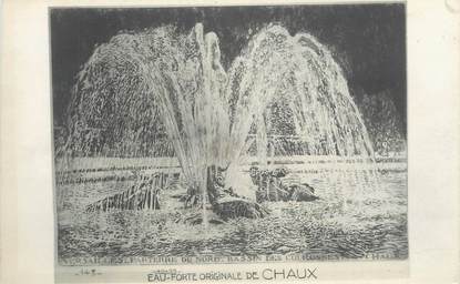 CPA FRANCE 78 "Versailles, eau-Forte originale de Chaux, Bassin des Couronnes"