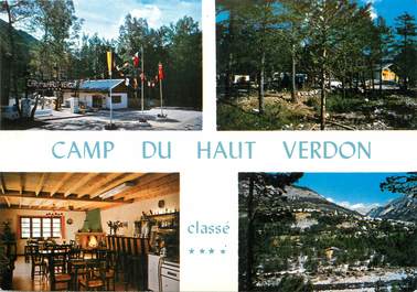 / CPSM FRANCE 04 "Villards Colmars, camp du haut verdon"