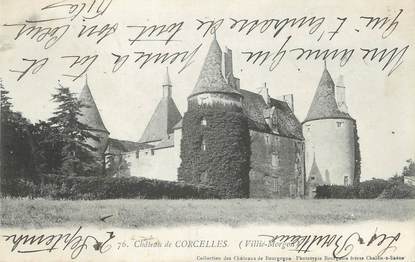 CPA FRANCE 71 "Château de" Corcelles, Villie-Morgon"