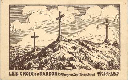 CPA FRANCE 71 "Les Croix du Dardon"