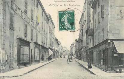 CPA FRANCE 71 "Macon, Rue Rambuteau"