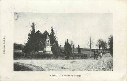 CPA FRANCE 70 "Seveux, Le Monument de 1870"