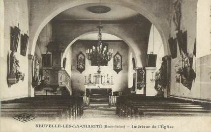 CPA FRANCE 70 "Neuvelle-les-la-Charité, Intérieur de l'Eglise"