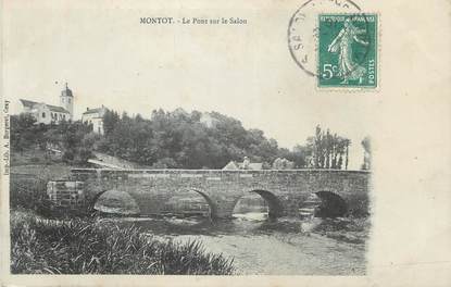 CPA FRANCE 70 "Montot, Le Pont sur le Salon"