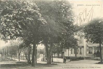 CPA FRANCE 70 "Jussey, Avenue de la Gare"