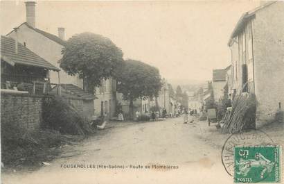 CPA FRANCE 70 "Fougerolles, Route de Plombières"