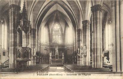 CPA FRANCE 70 "Fallon, Intérieur de l'Eglise"