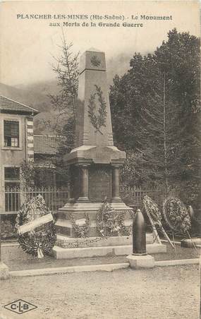 CPA FRANCE 70 "Plancher les Mines, Monument aux Morts"