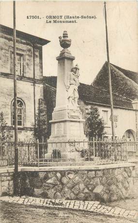 CPA FRANCE 70 "Ormoy, Monument aux Morts"