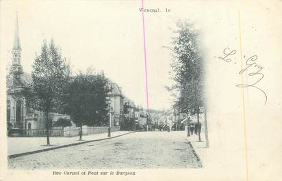 CPA FRANCE 70 "Vesoul, Rue Carnot, Pont sur le Durgeon"