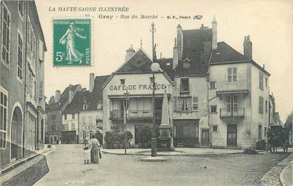 CPA FRANCE 70 "Gray, Rue du Marché"