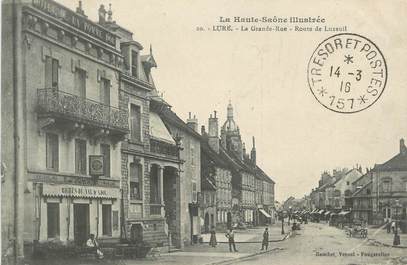 CPA FRANCE 70 "Lure, Grande Rue, Route de Luxeuil"