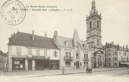 CPA FRANCE 70 "Lure, Grande Rue, L'Eglise"