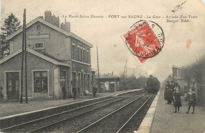 CPA FRANCE 70 "Port-sur-Saône, Gare"